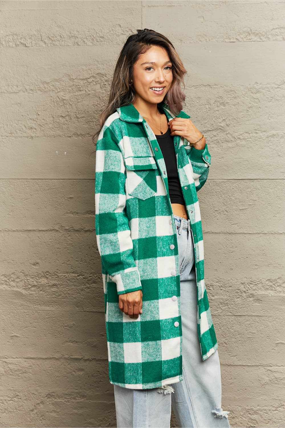 Come See Me Plaid Jacket