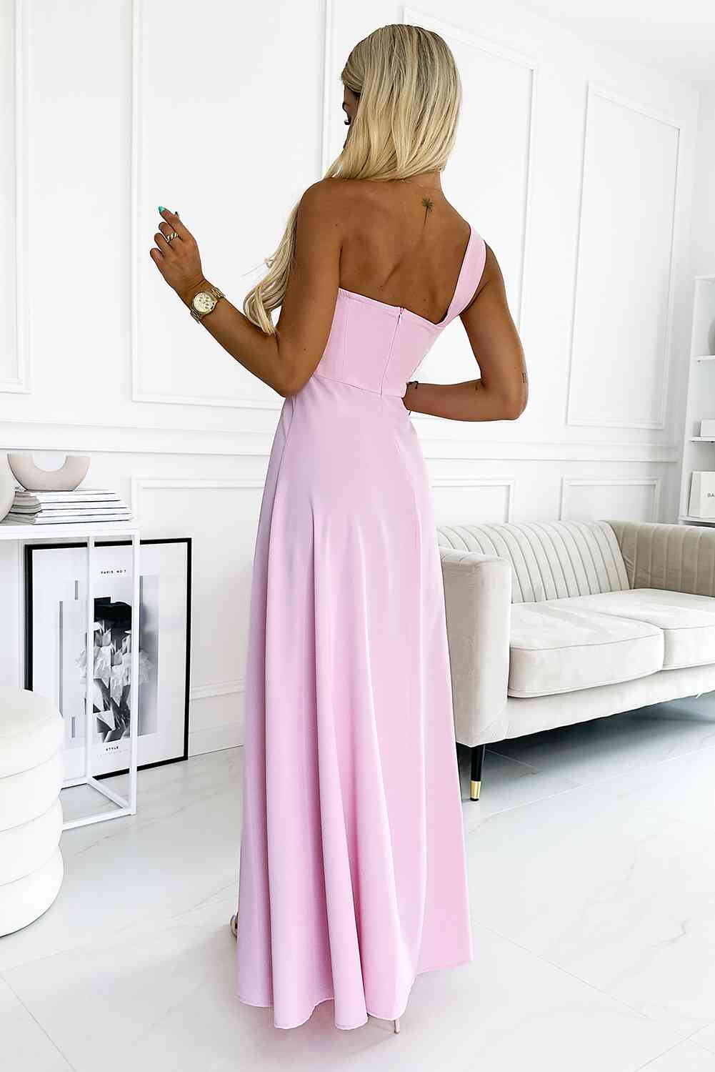 Melinda One-Shoulder Maxi Dress