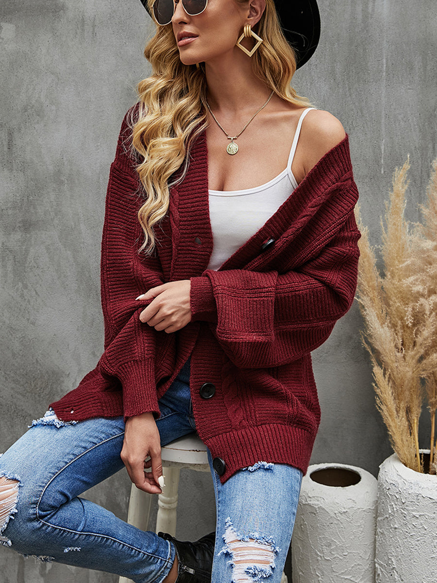 Find Me There Cable-Knit Cardigan