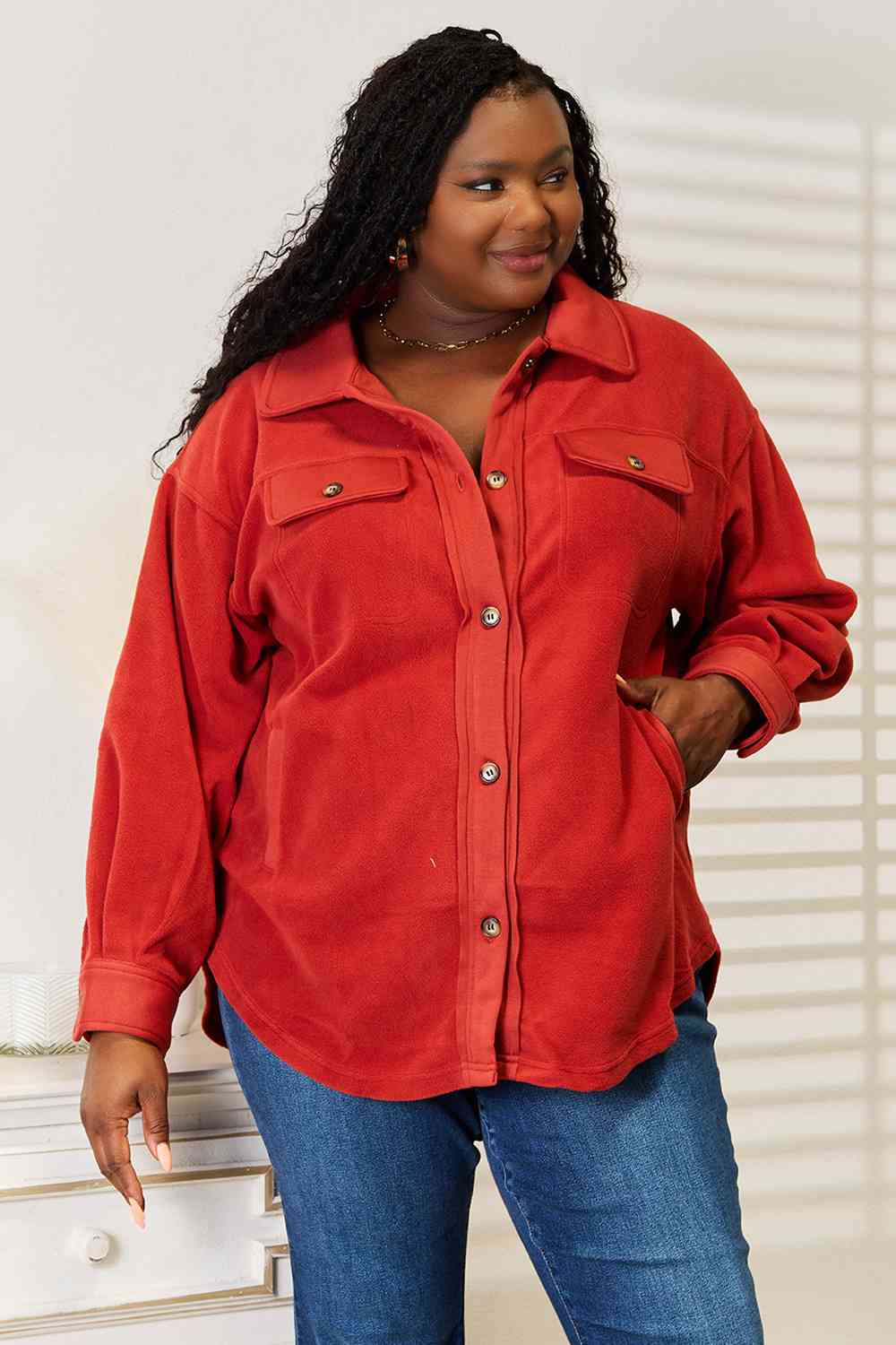 Autumn Adventure Button Down Shacket