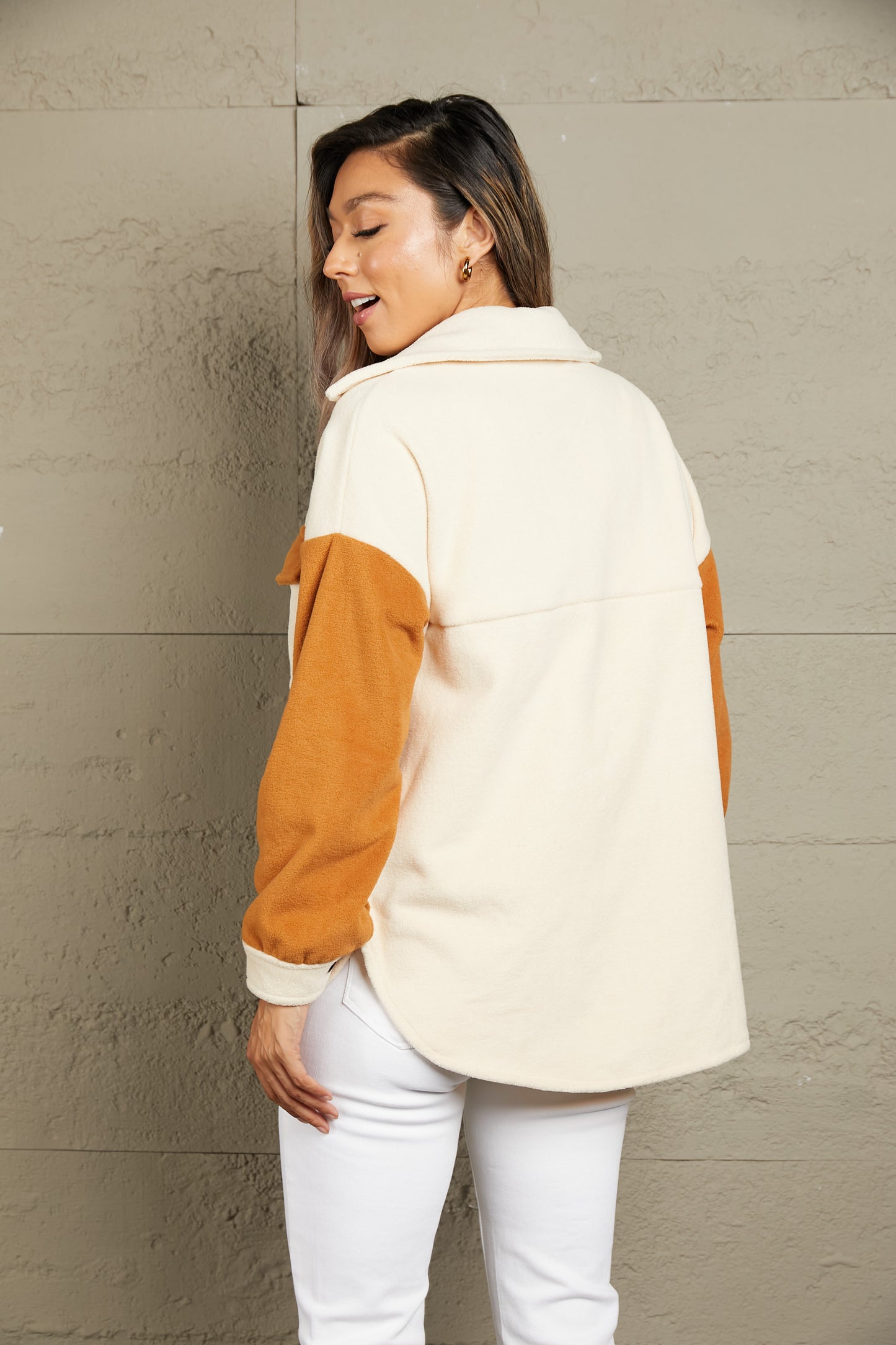 Russell Contrast Fleece Jacket