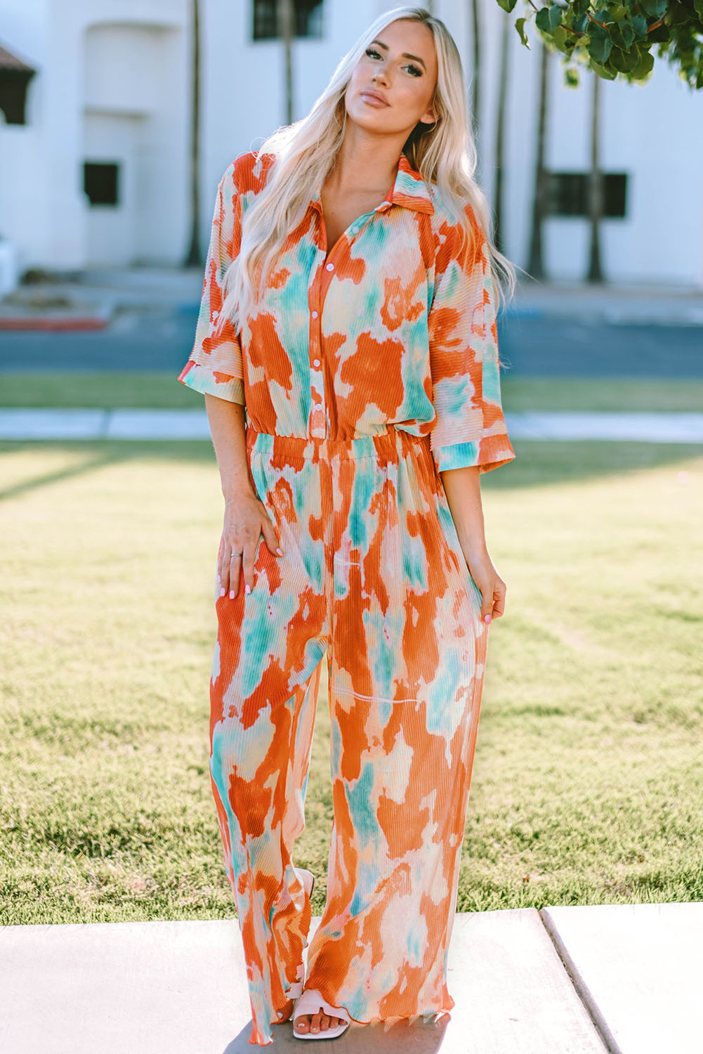 Artist At Work Tie-Dye Jumpsuit