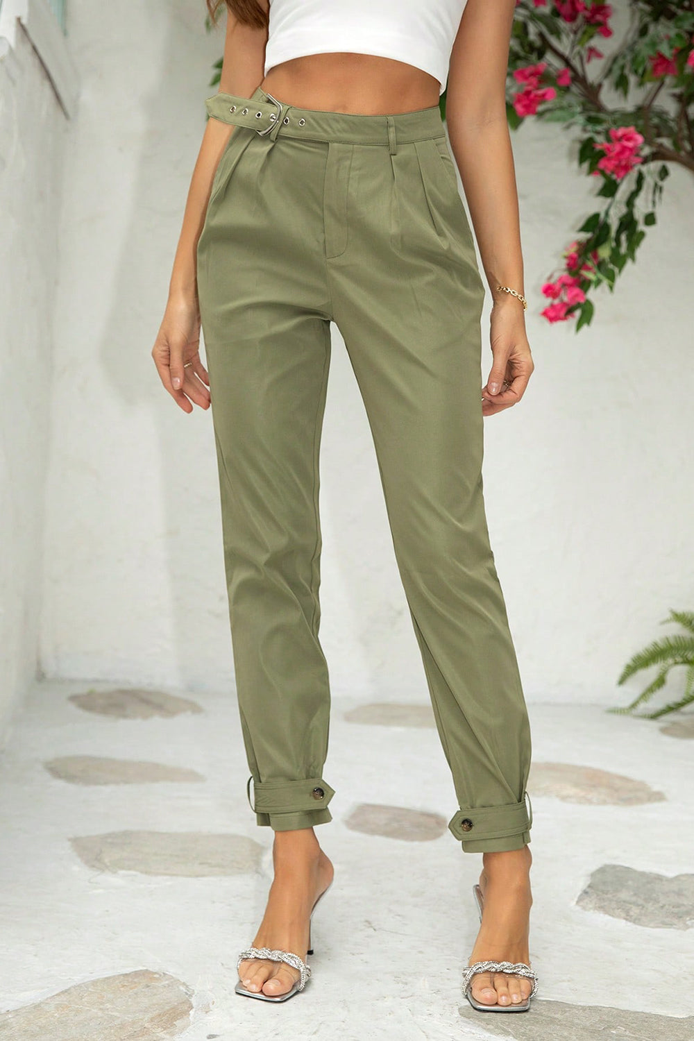 Frances Belt Detail Pants