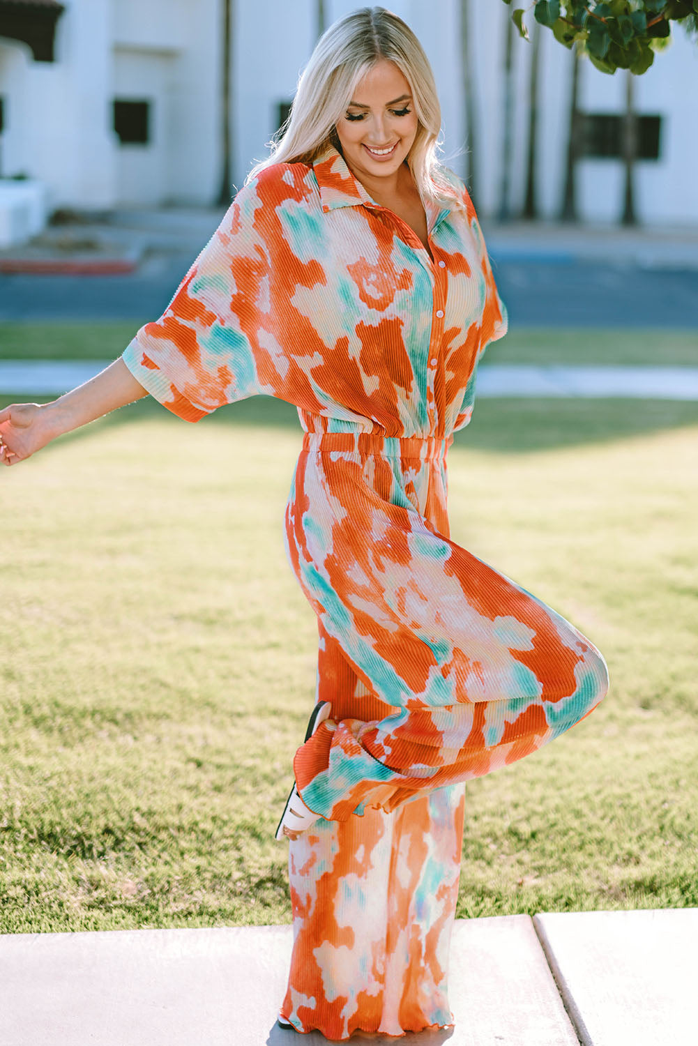 Artist At Work Tie-Dye Jumpsuit