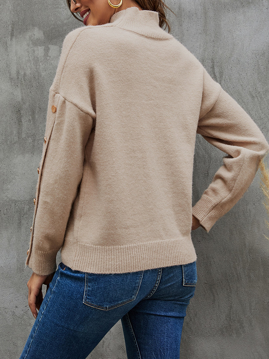 Faithful One Mock Neck Sweater