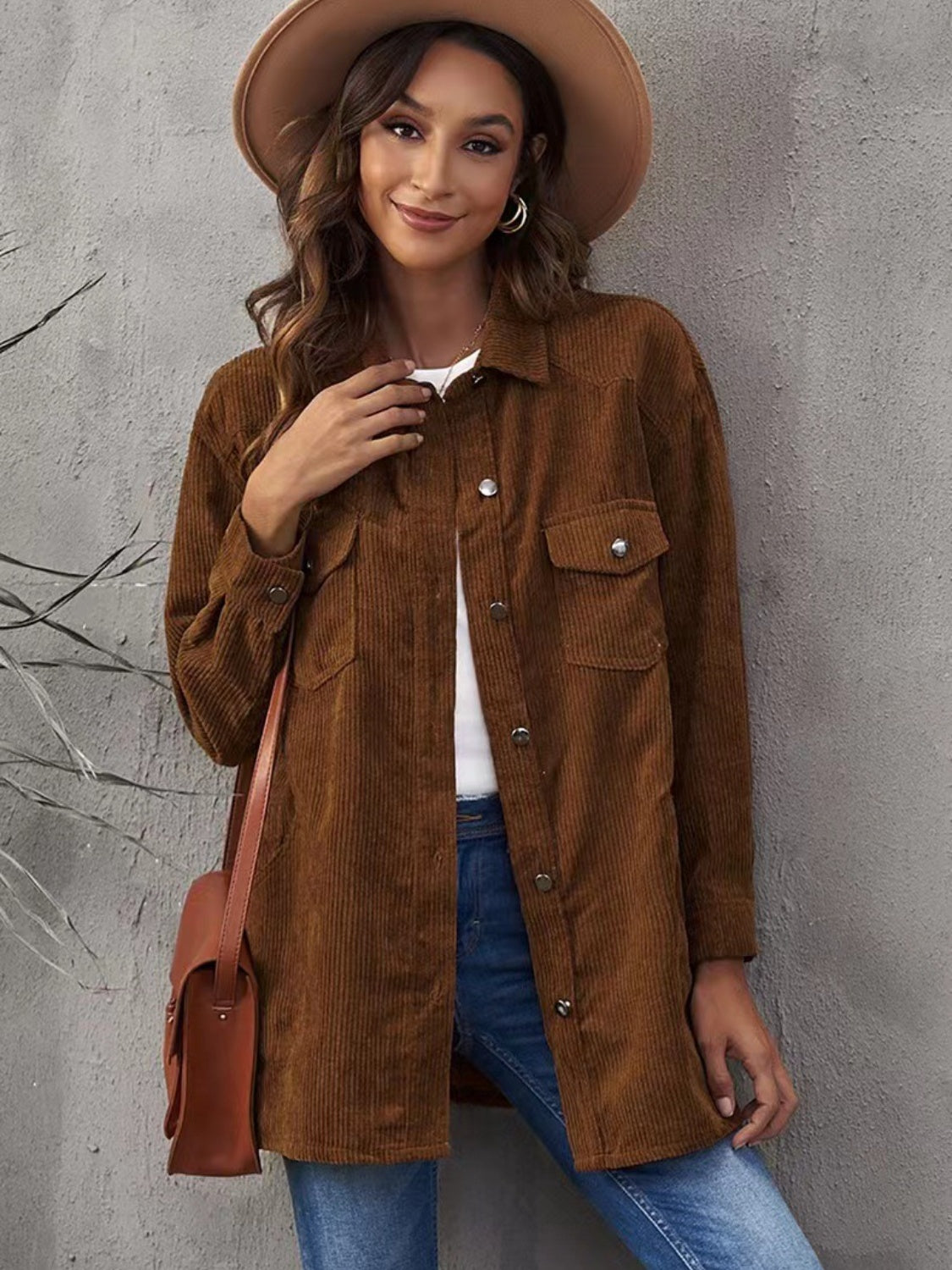 Teresa Button Down Collared Shacket