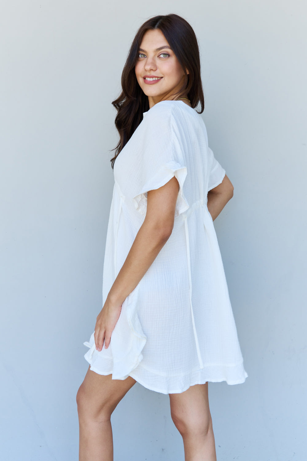 Tiffany Ruffle Mini Dress
