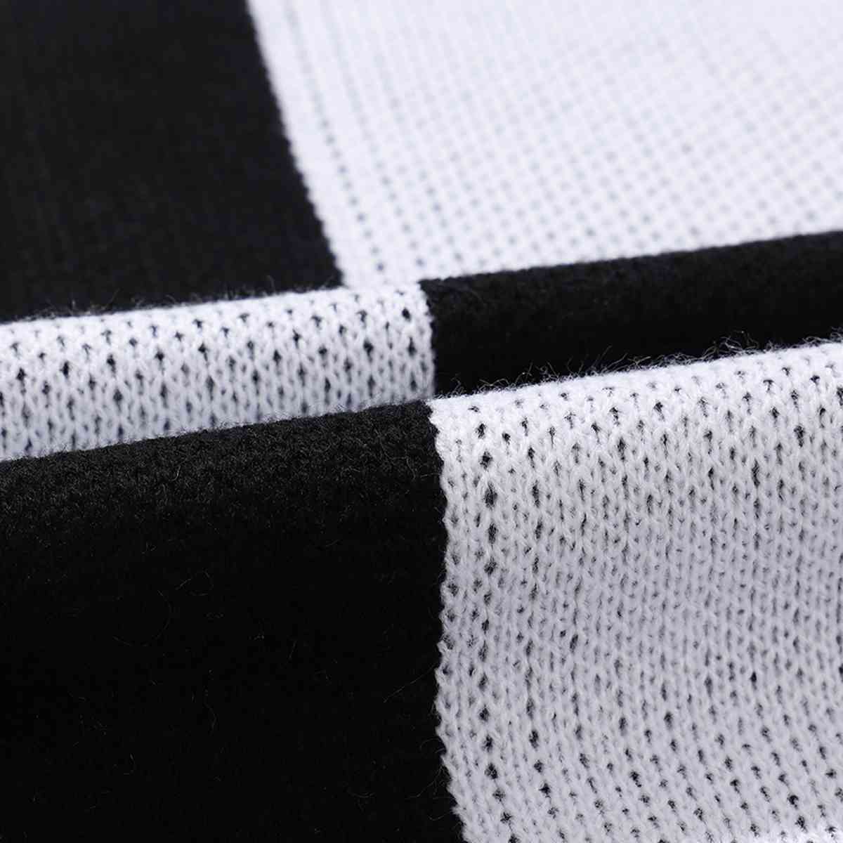 Time To Play Checkered Half Zip Pullover