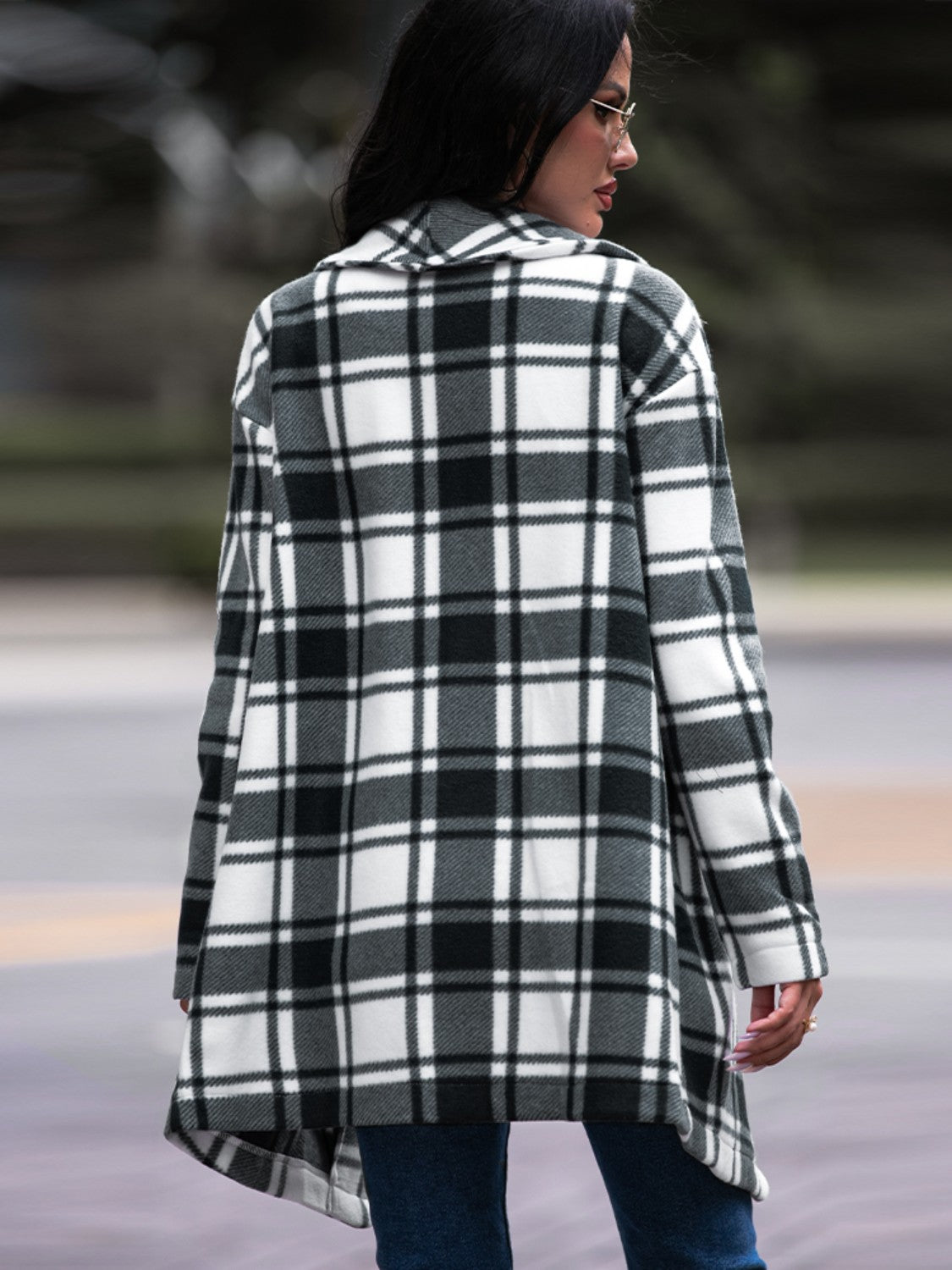 Good Evening Plaid Coat
