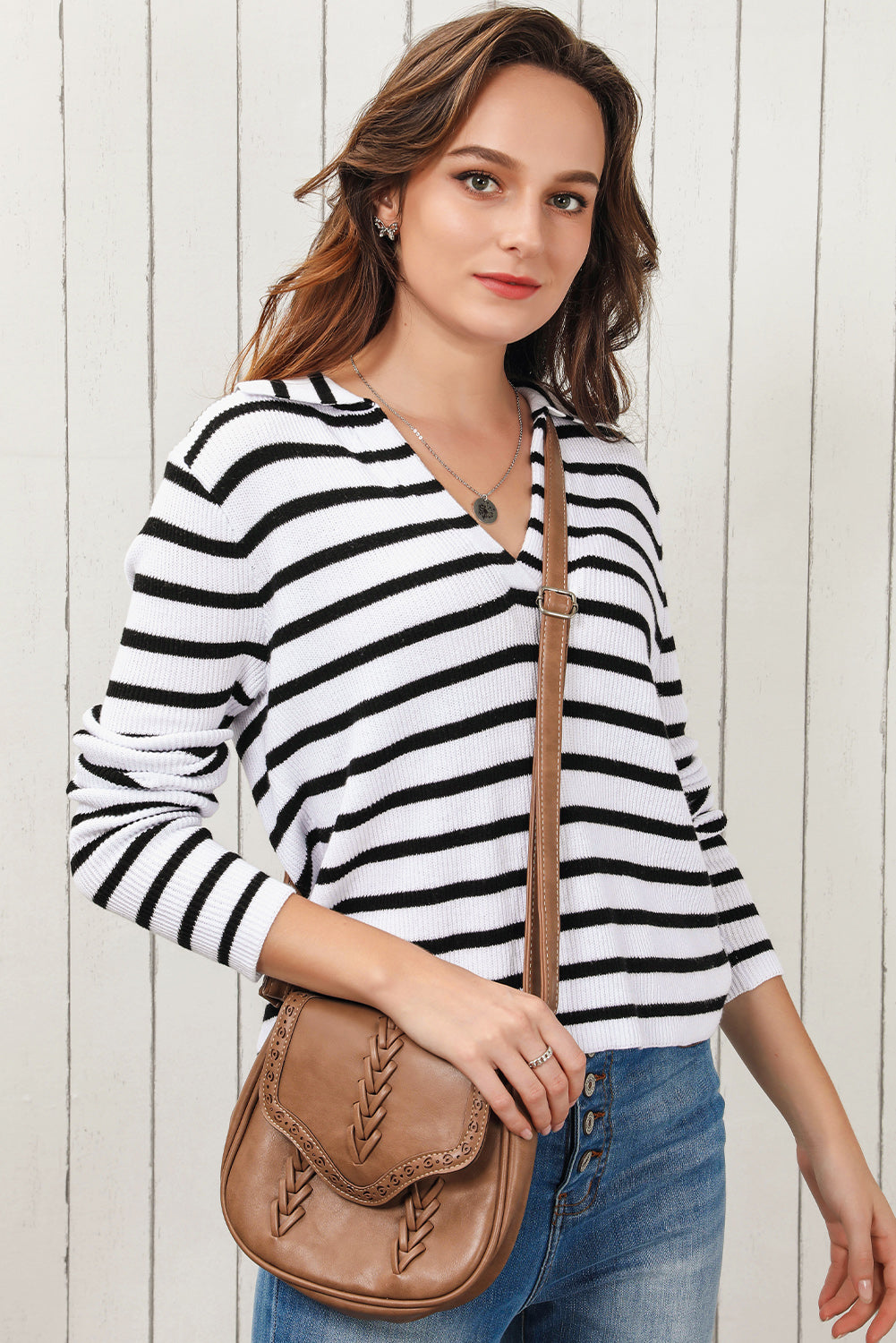 Earn It Striped Knit Top