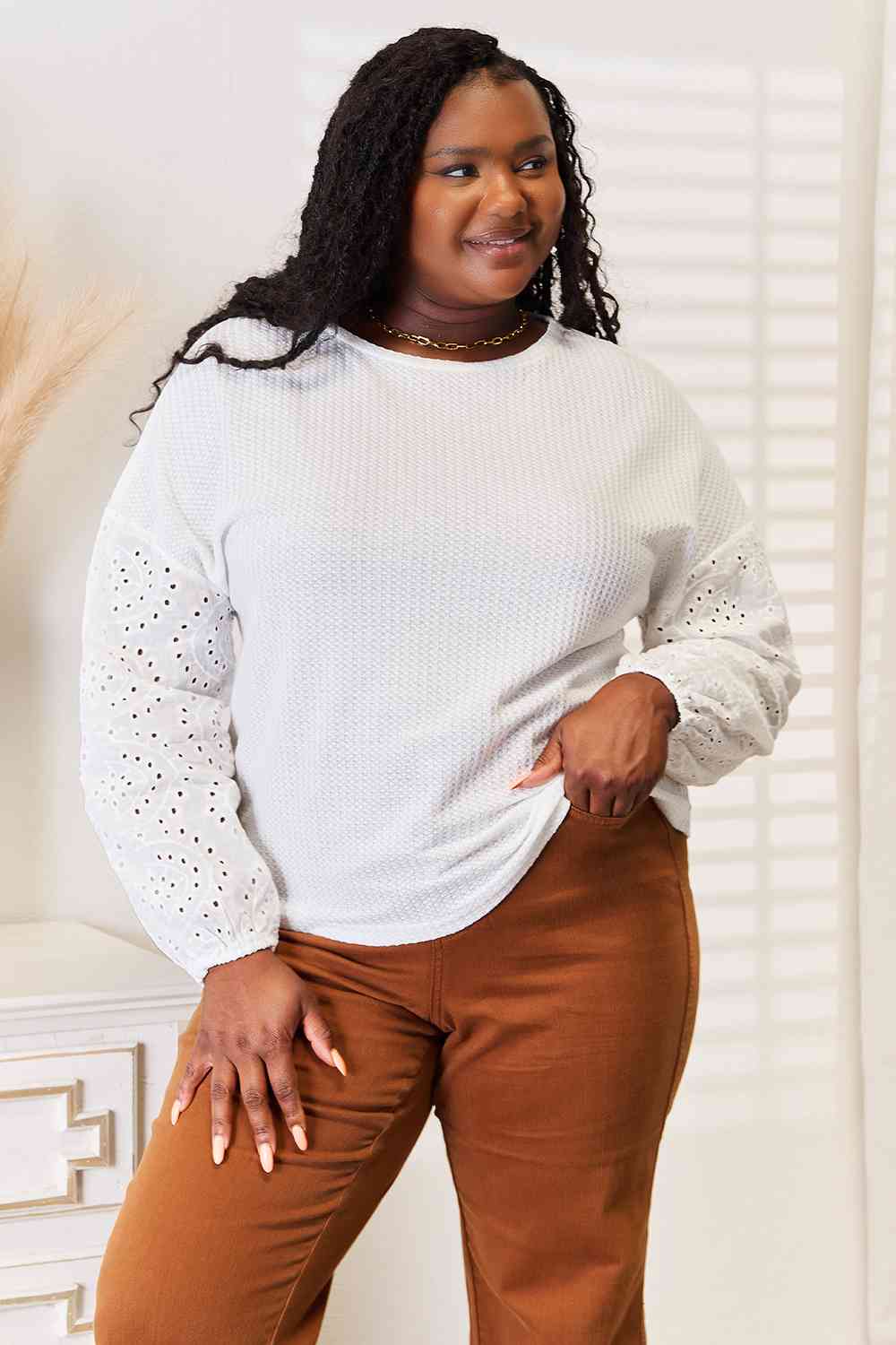 Serenity Eyelet Blouse