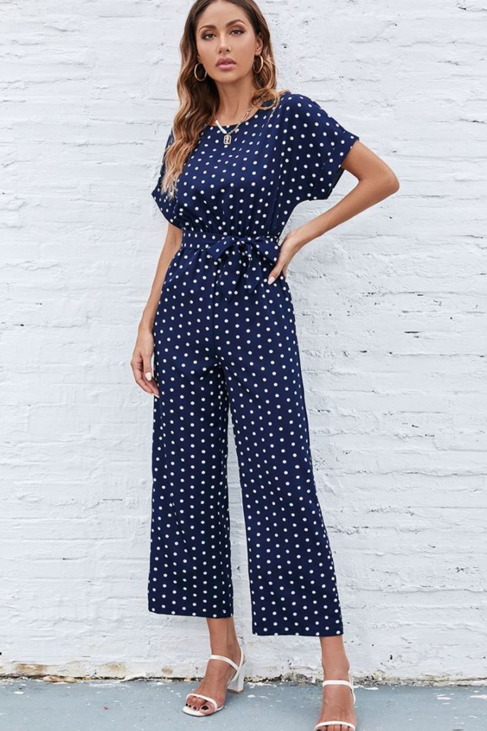 Meant To Be Polka Dot Jumpsuit