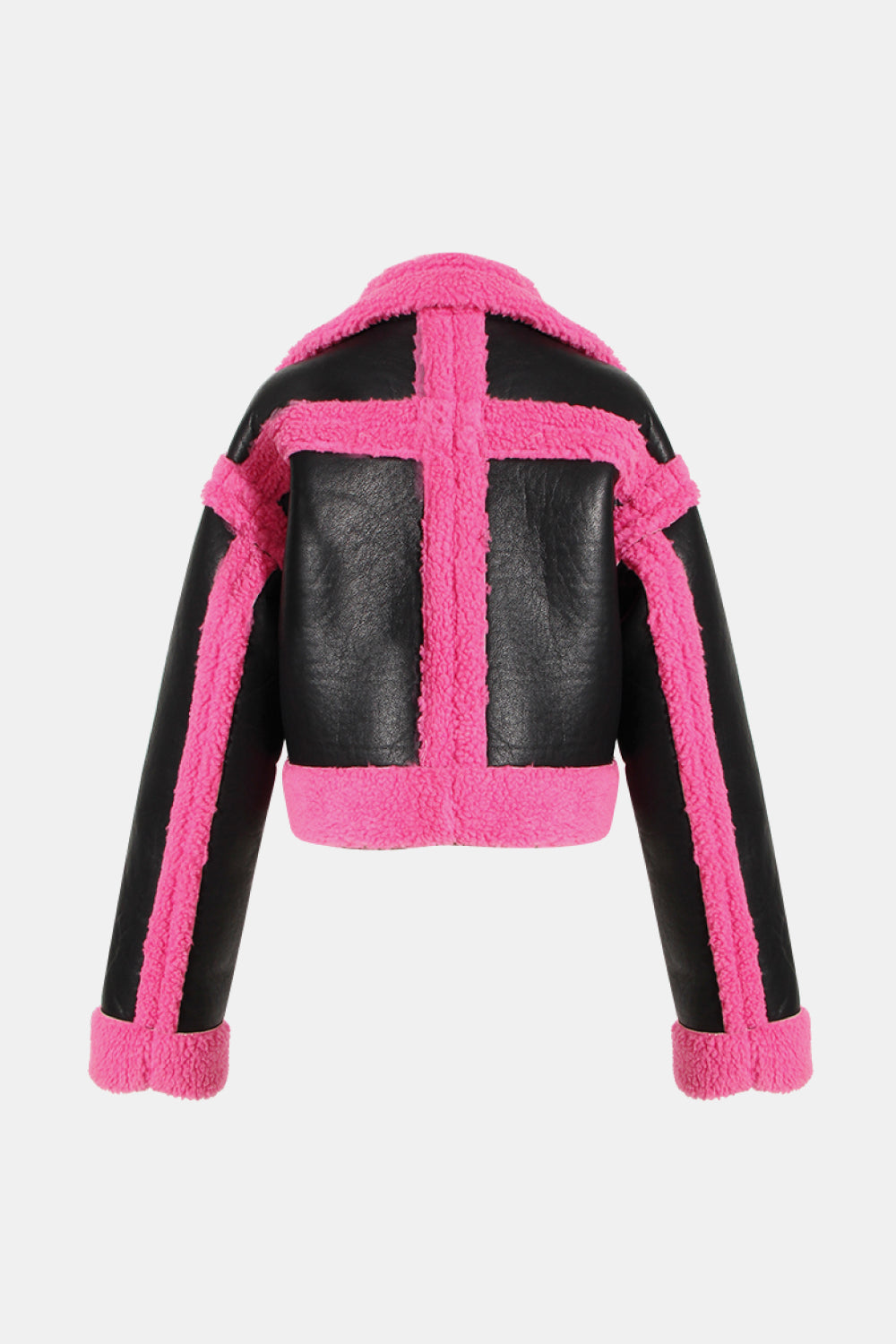 Aviator Contrast Double-Breasted Jacket