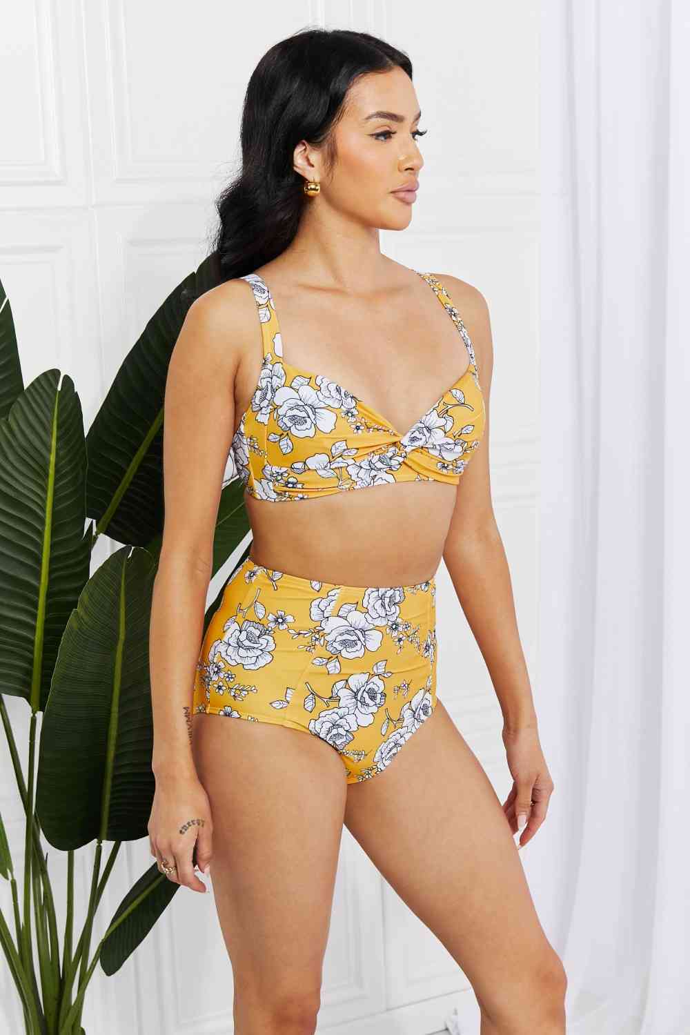 Let's Take A Dip Floral Bikini