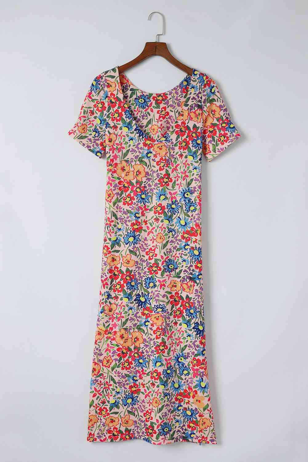 Nadia Floral Short Sleeve Dress