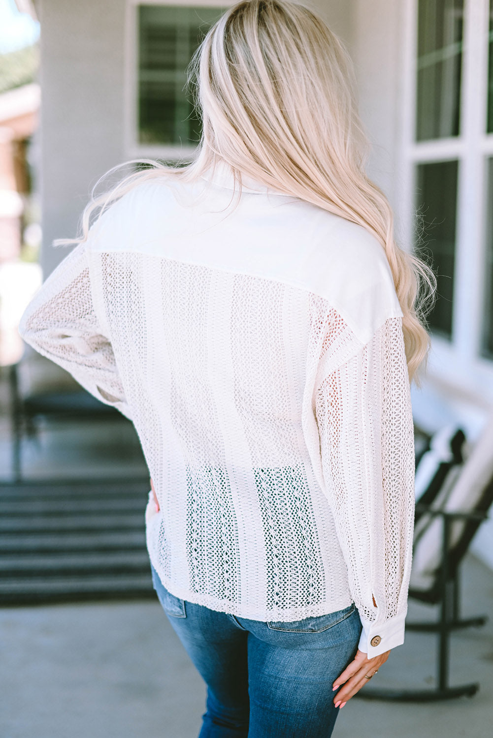 Elia Button Down Collared Neck Shacket