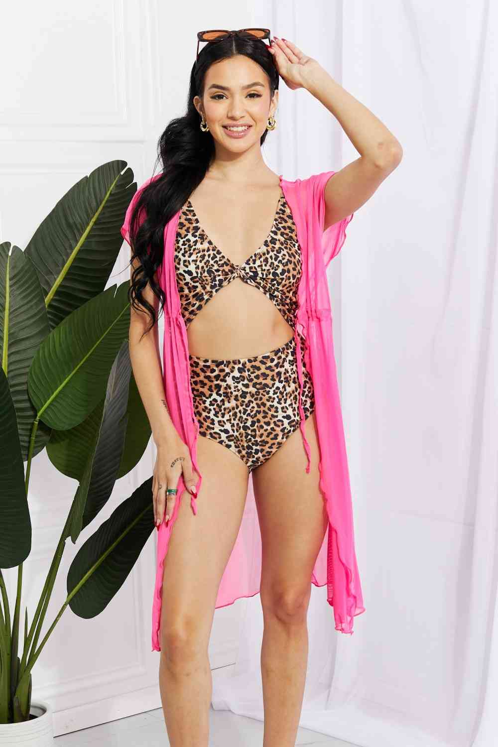 Beach Days Tie-Front Cover-Up