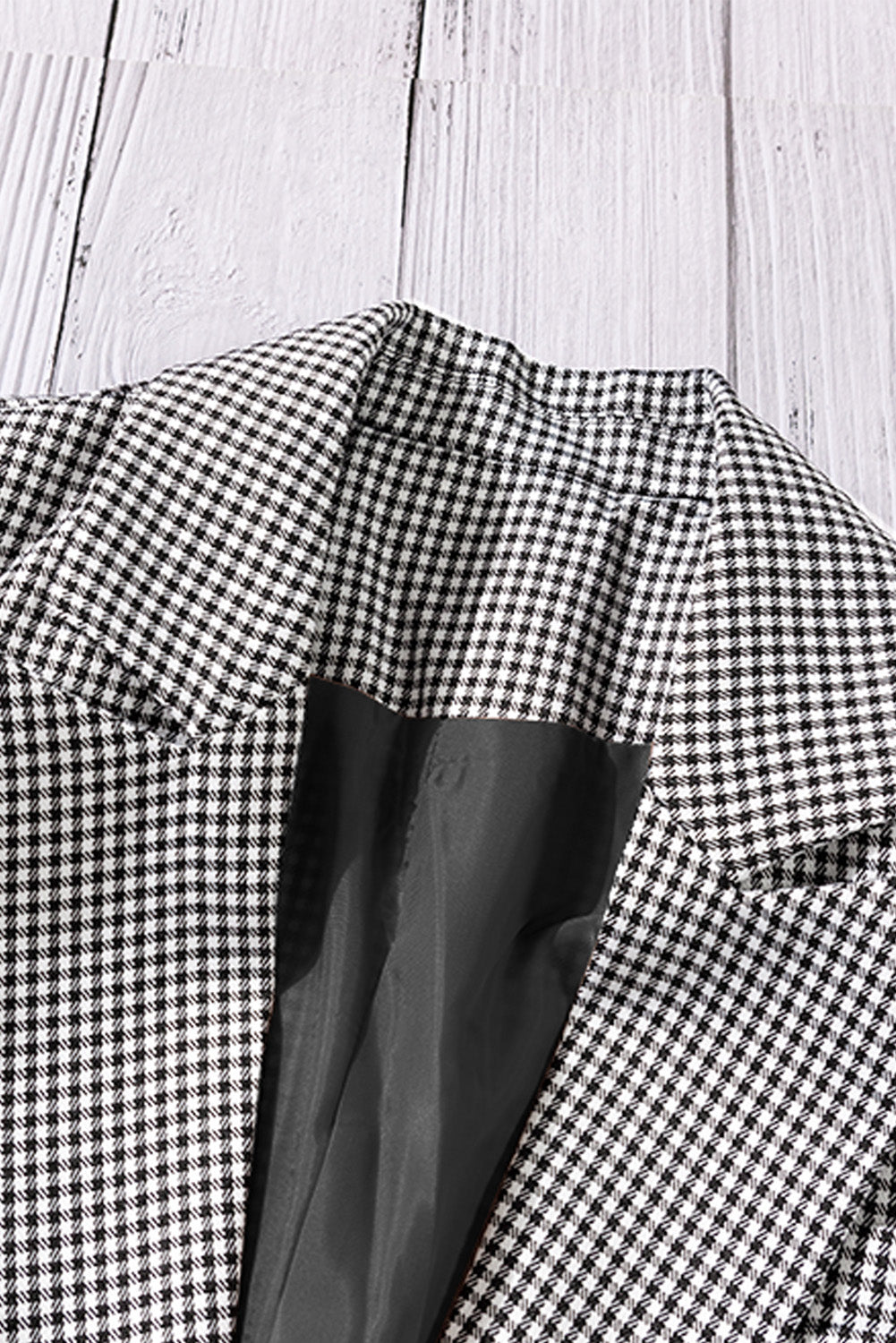 Taking My Time Houndstooth Blazer
