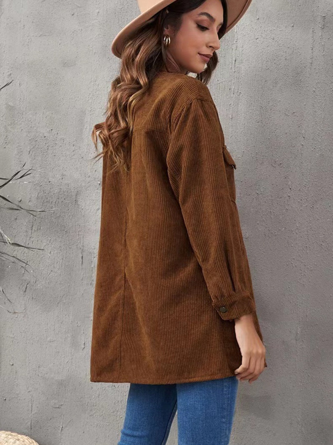 Teresa Button Down Collared Shacket