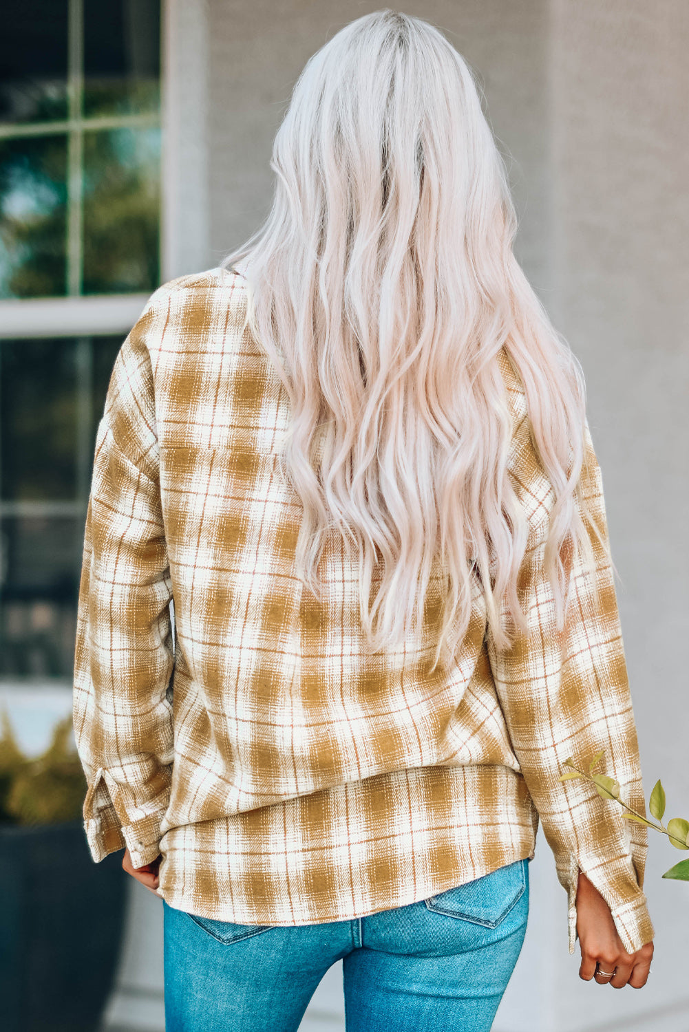 Harvest Pastel Plaid Shacket