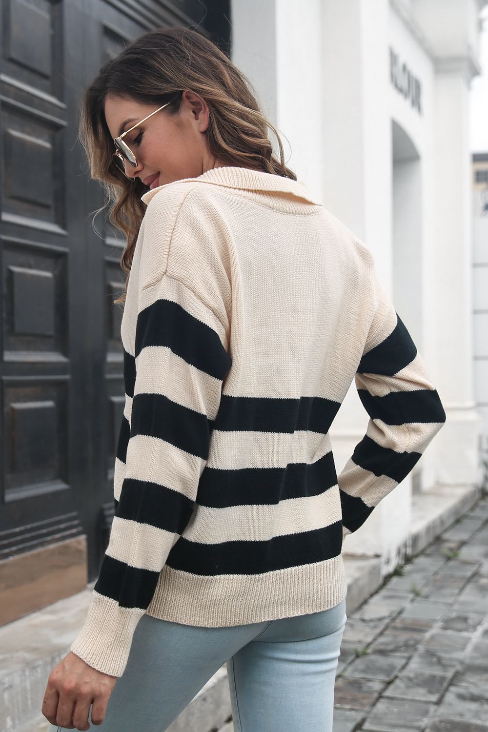 Take Your Time Striped Sweater