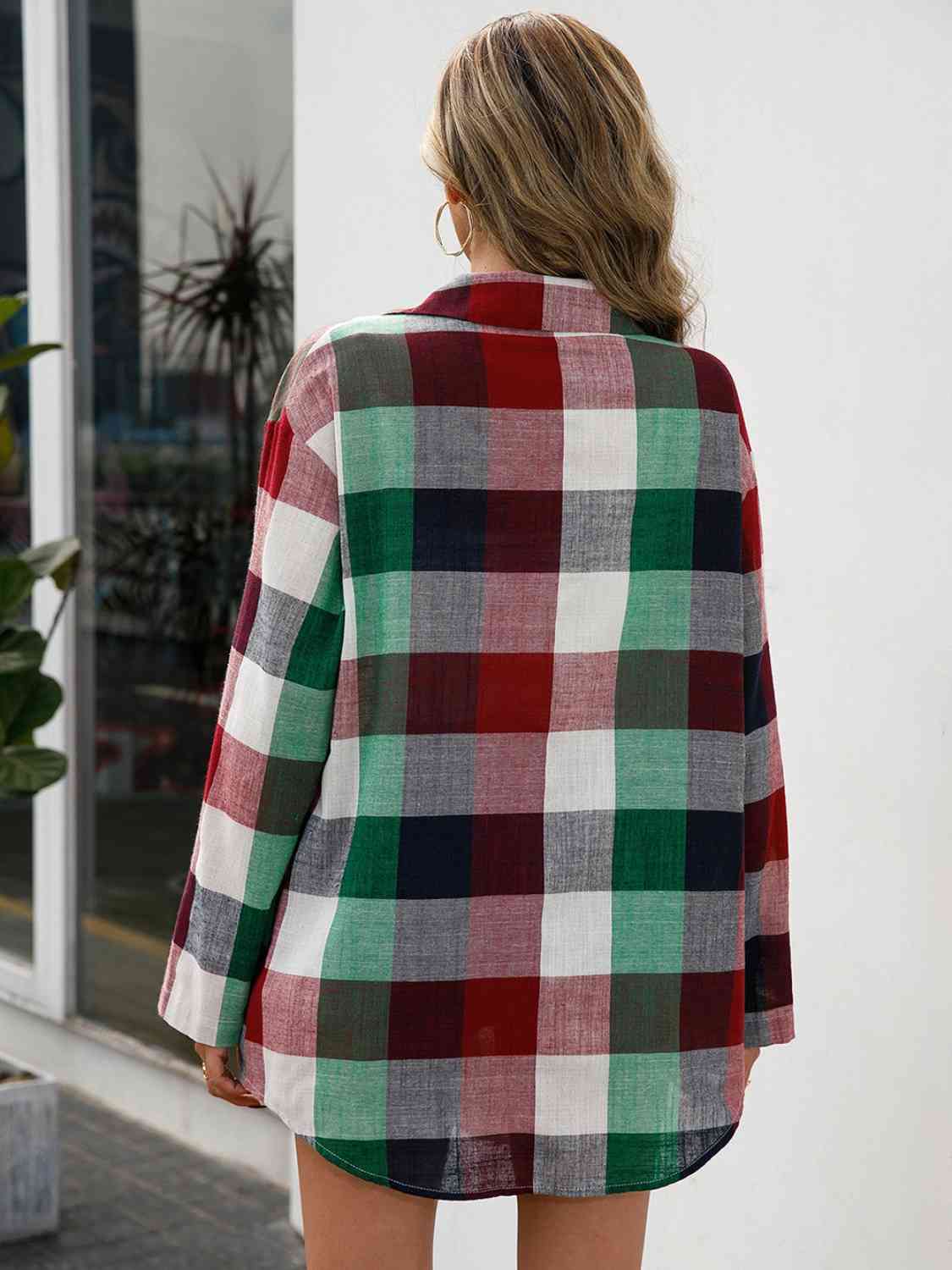 Hayley Plaid Button Up Shirt