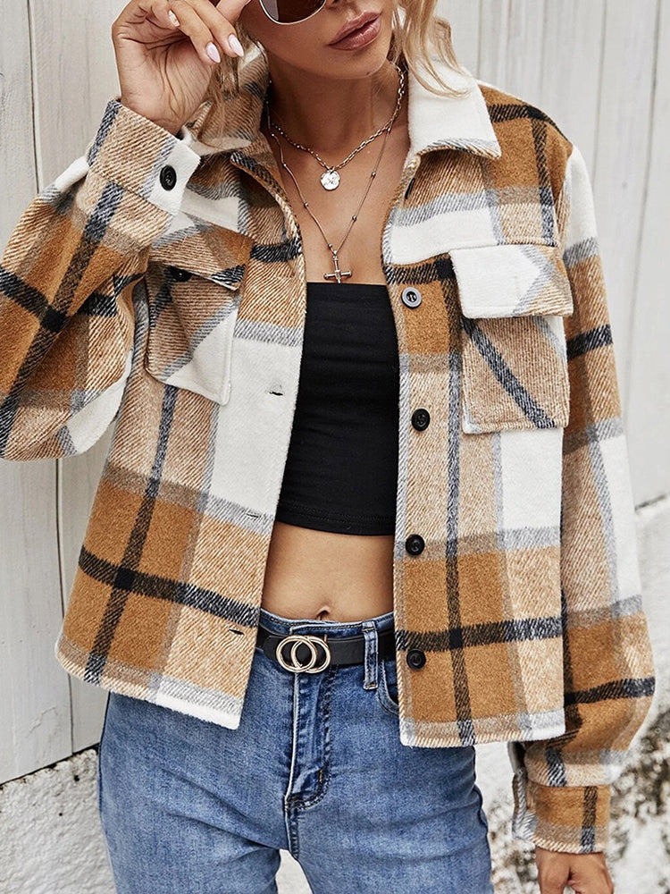 Calling You Plaid Jacket