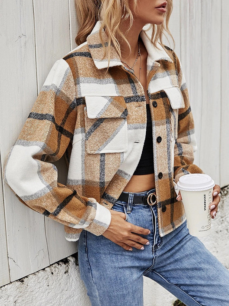 Calling You Plaid Jacket