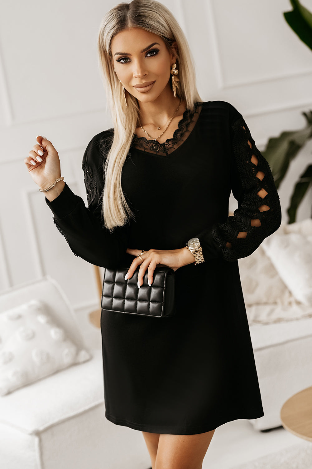 Time Will Tell Mini Dress