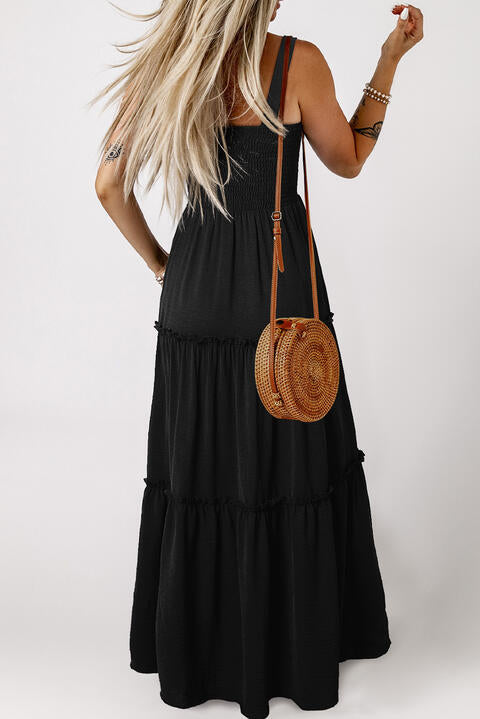 Charlie Smocked Sleeveless Maxi Dress