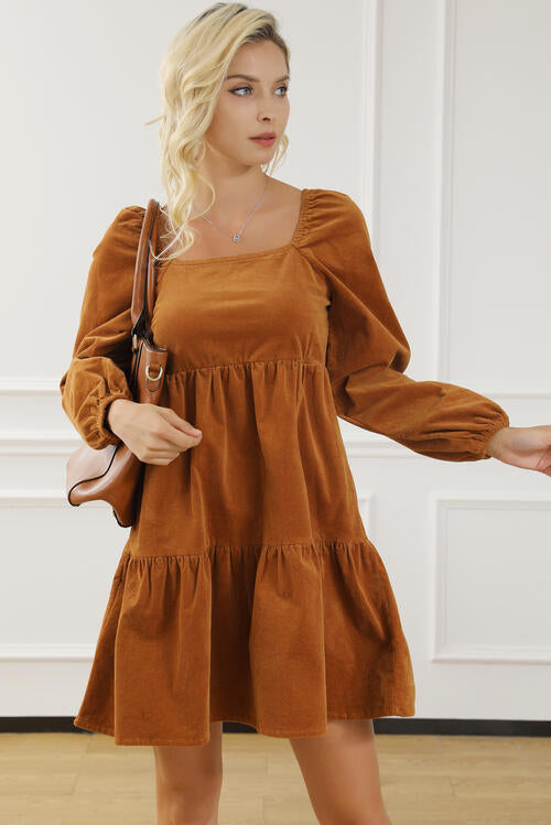 Bailey Tiered Long Sleeve Dress