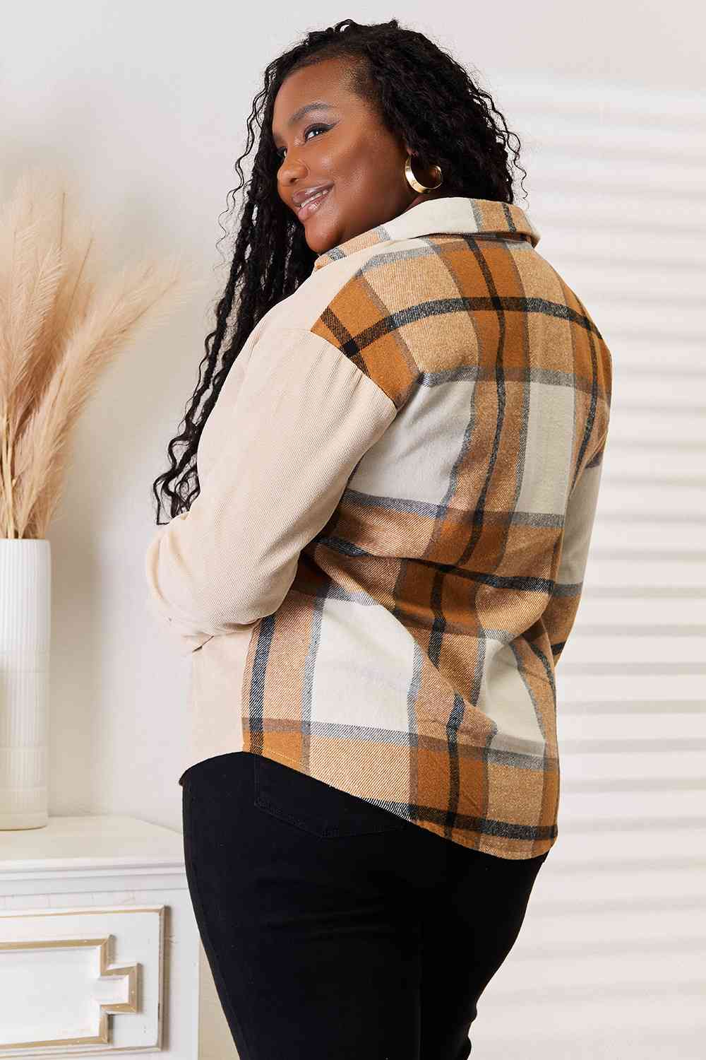 Campfire Split Plaid Shirt