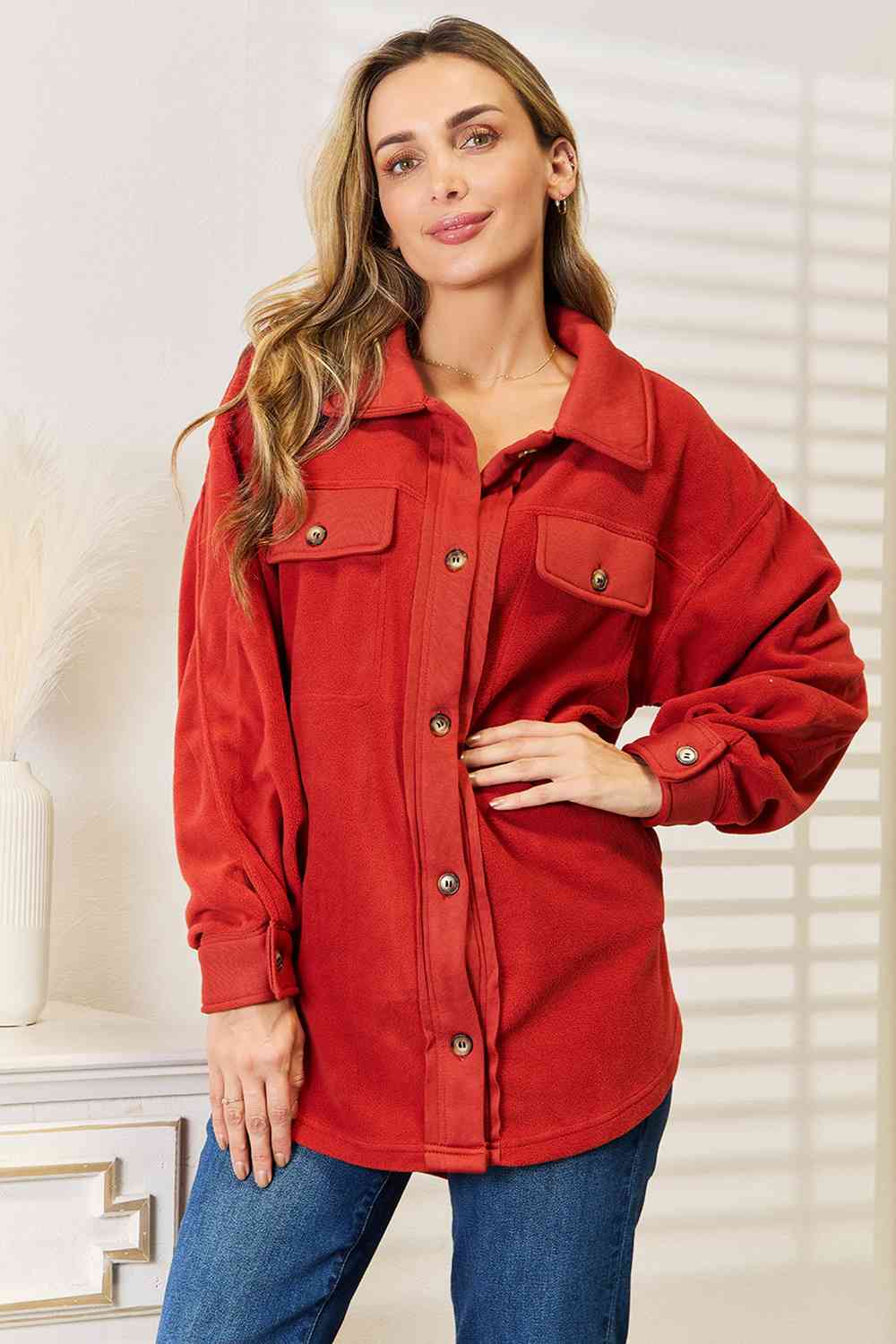 Autumn Adventure Button Down Shacket