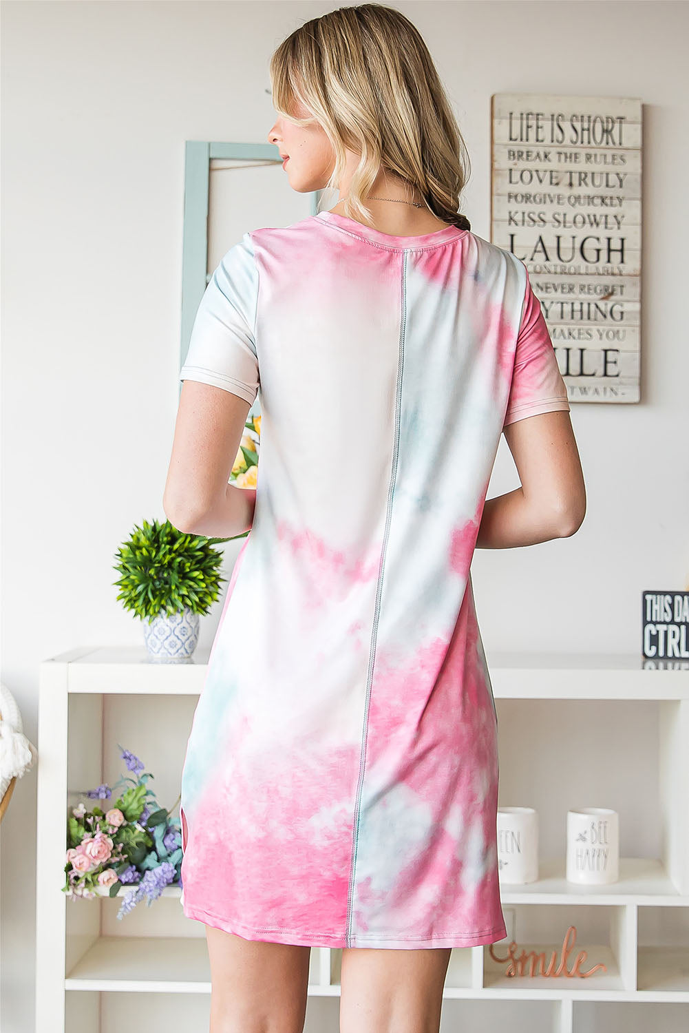 Stand Out Tie-Dye Mini Dress