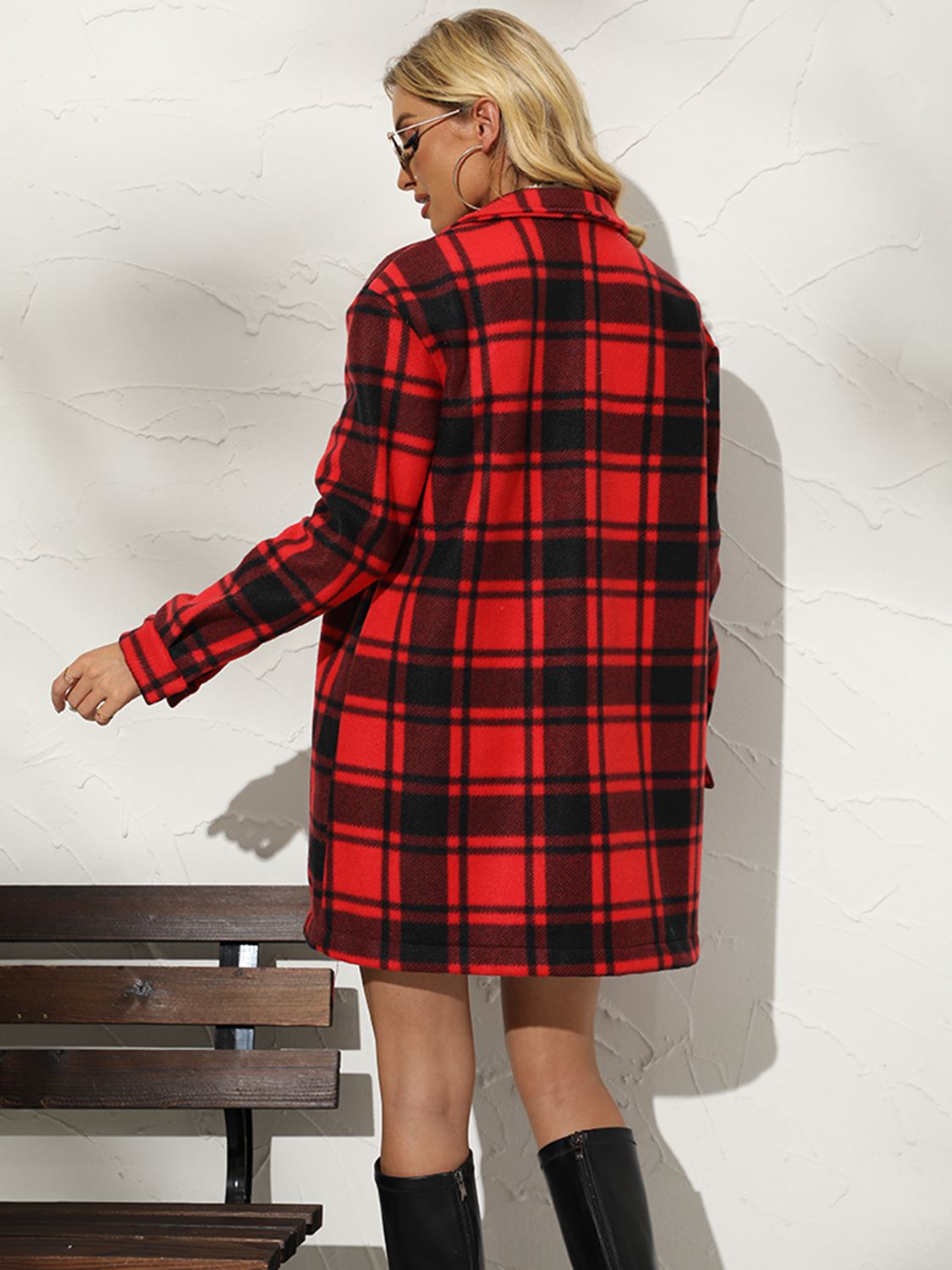 Walk In Nature Plaid Coat