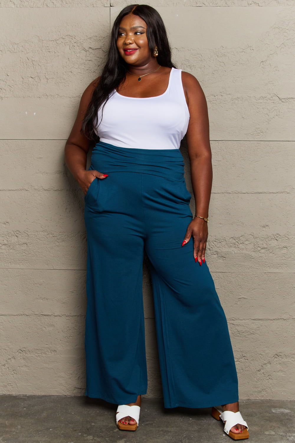 Your Best Wish High Waisted Palazzo Pants