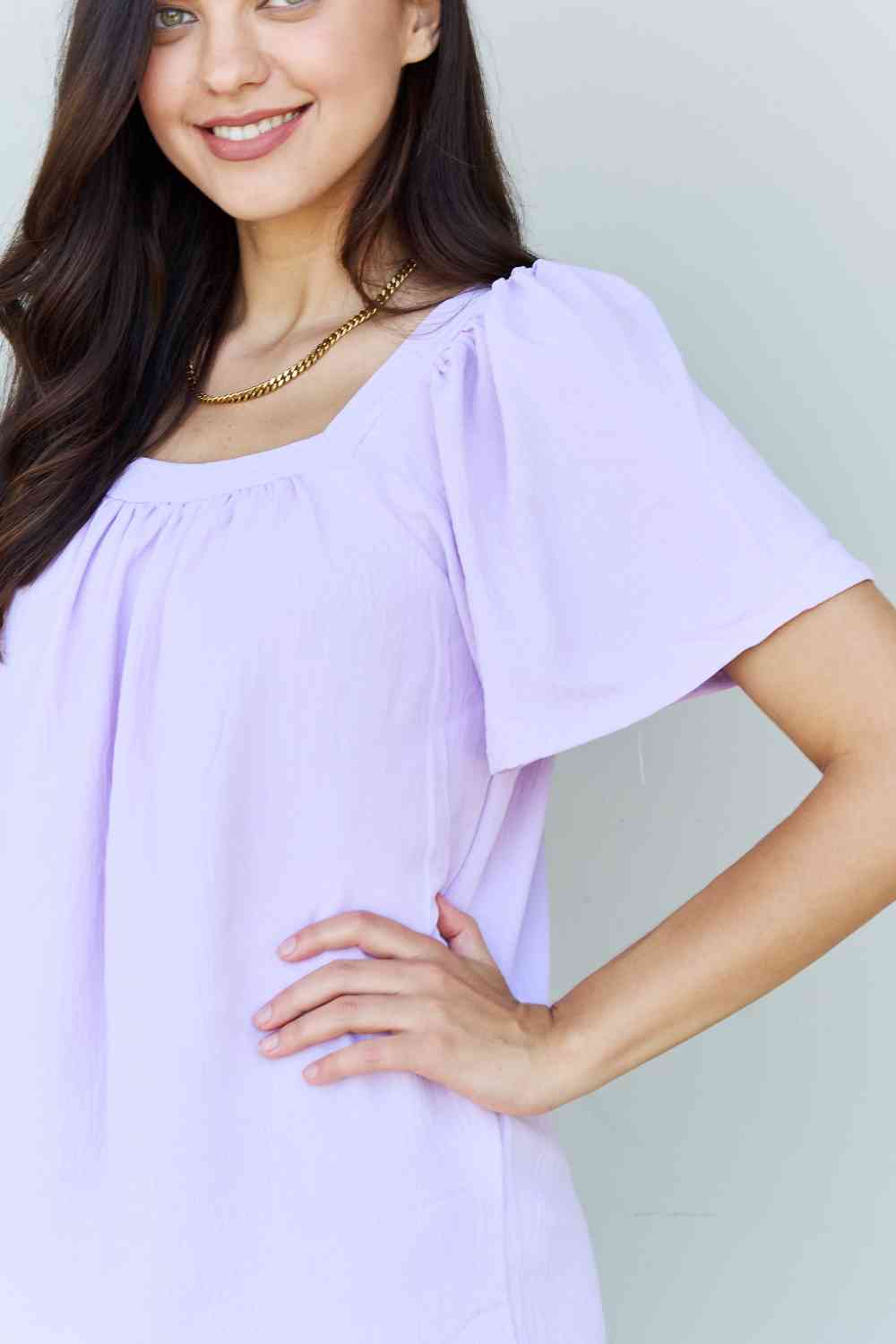 Keep Me Close Short Sleeve Blouse
