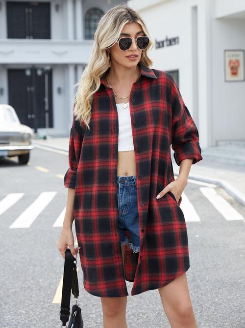 Coraline Plaid Button Up Shirt