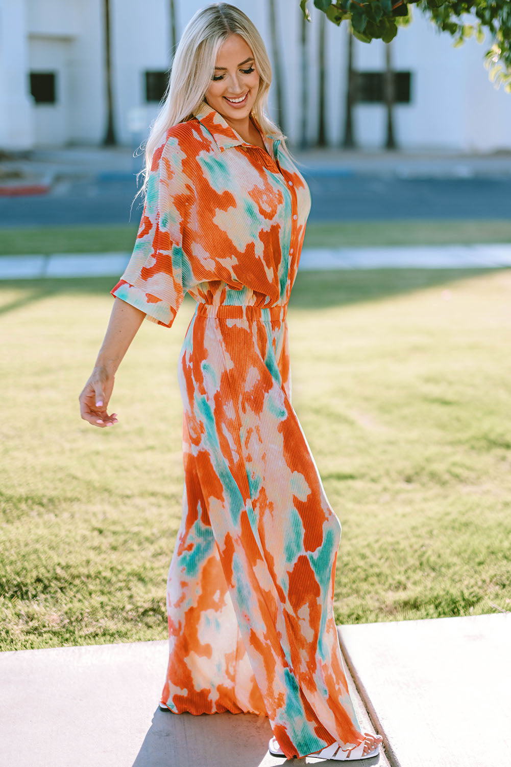 Artist At Work Tie-Dye Jumpsuit