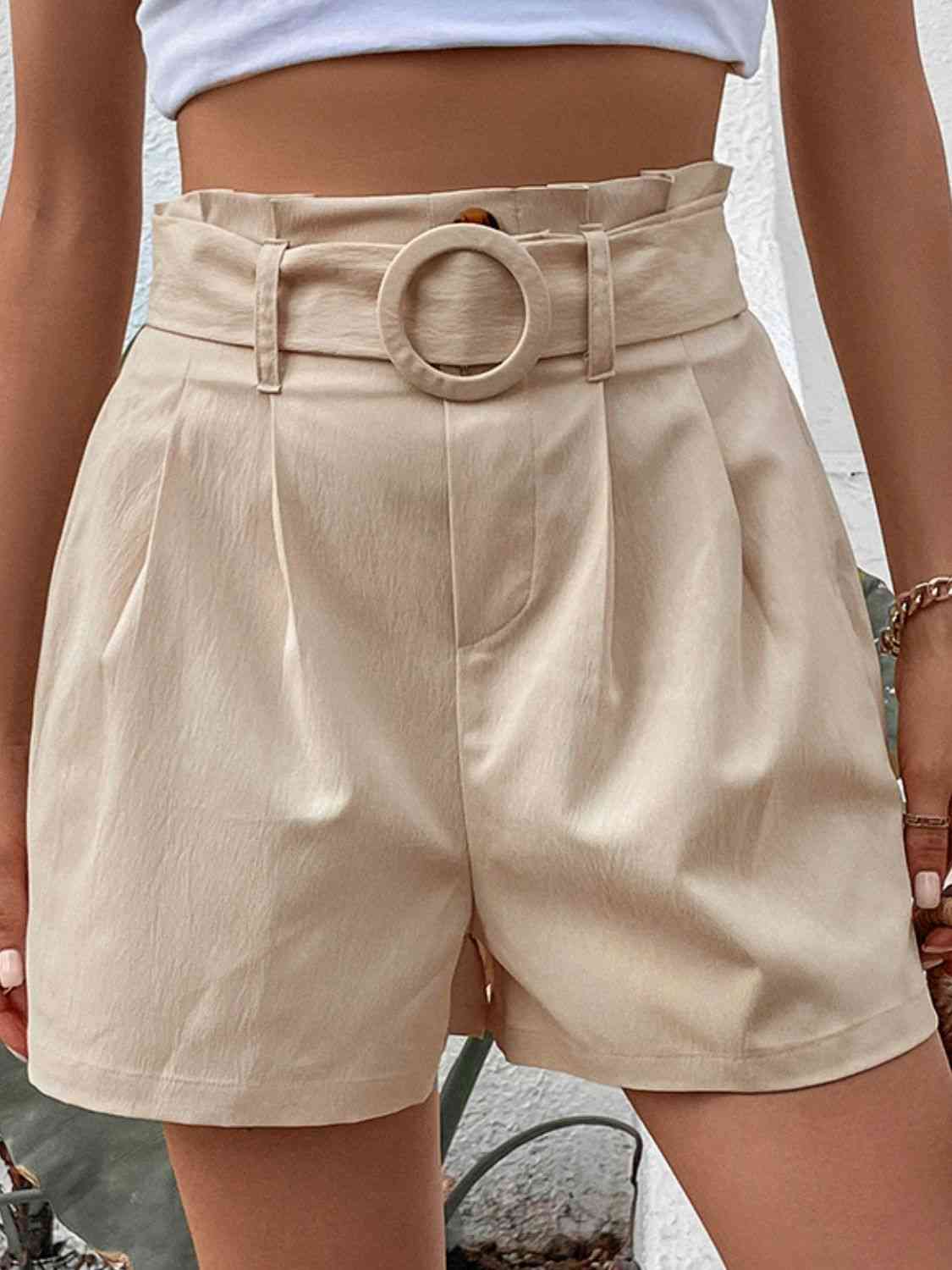 Vacation Time Belted Shorts