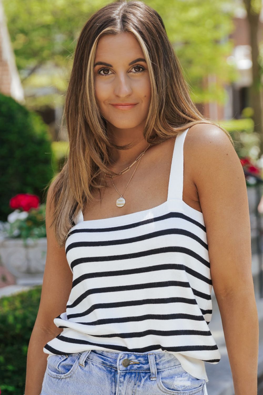 Take A Look Striped Cami