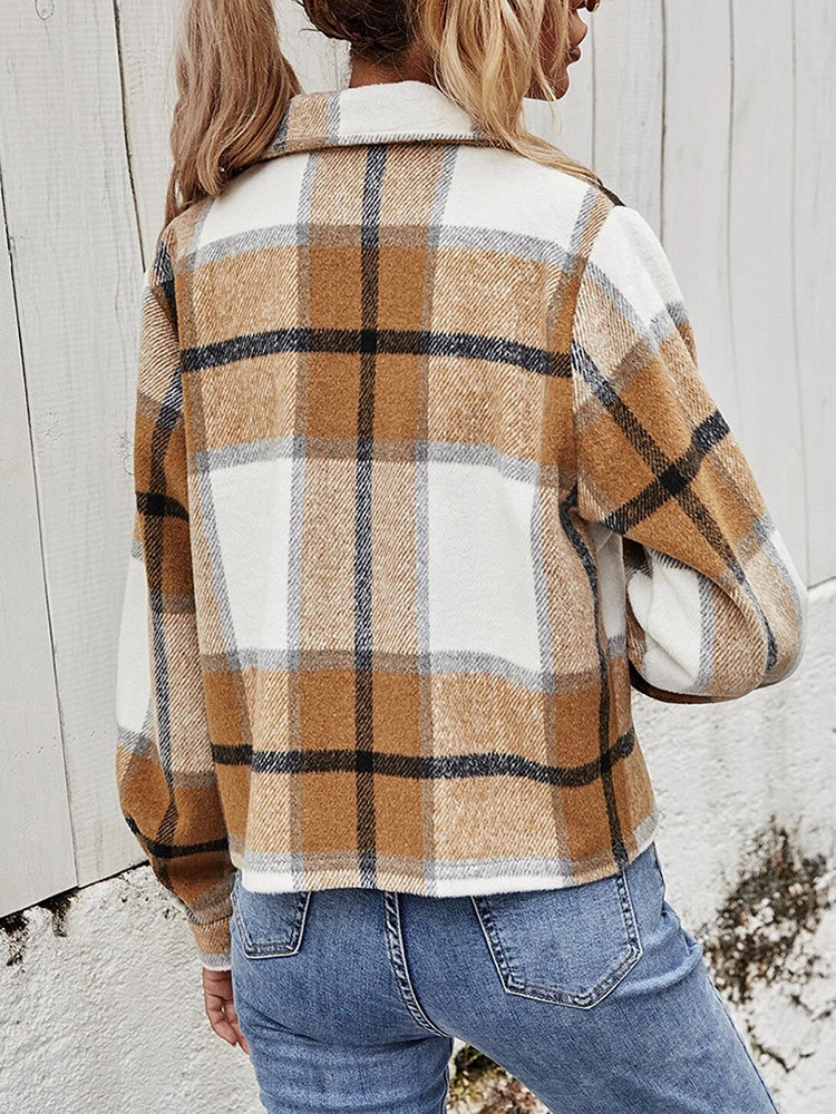 Calling You Plaid Jacket