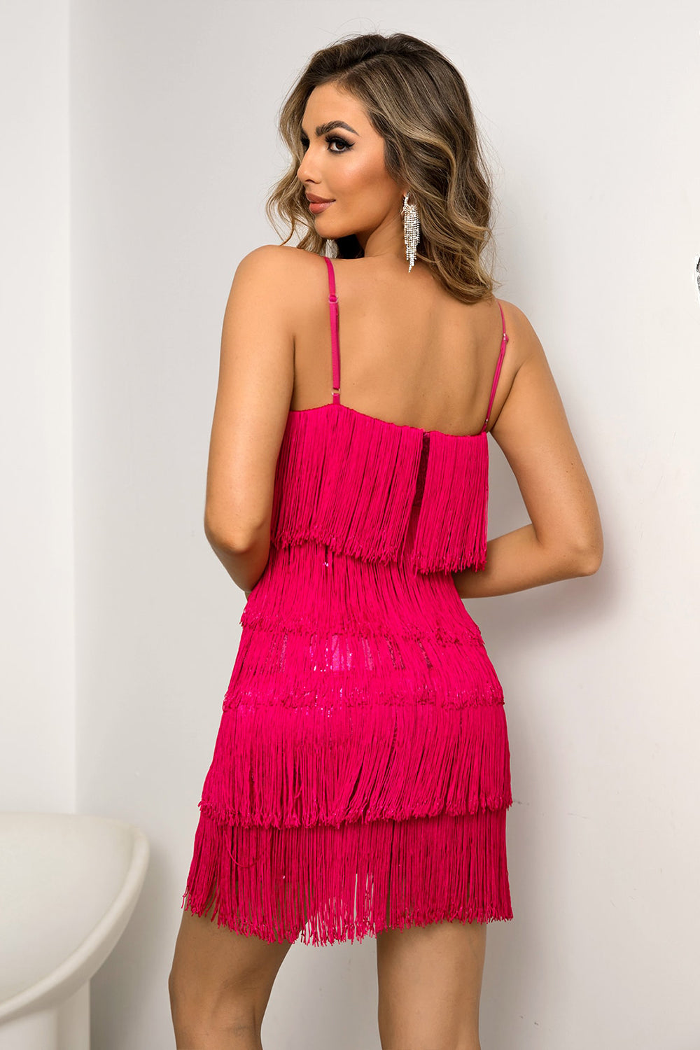 Rodeo Nights Fringe Mini Dress