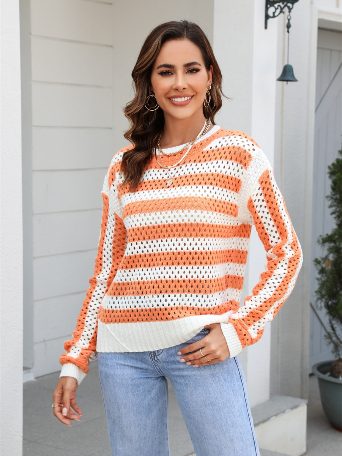 Enjoy Life Striped Sweater
