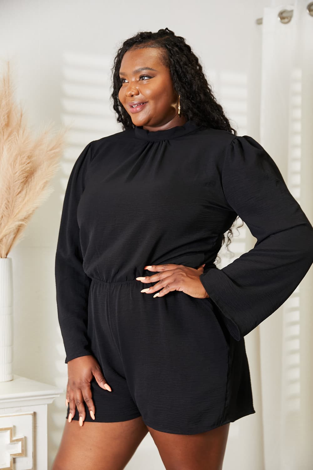 Weekend Fabulous Open Back Romper