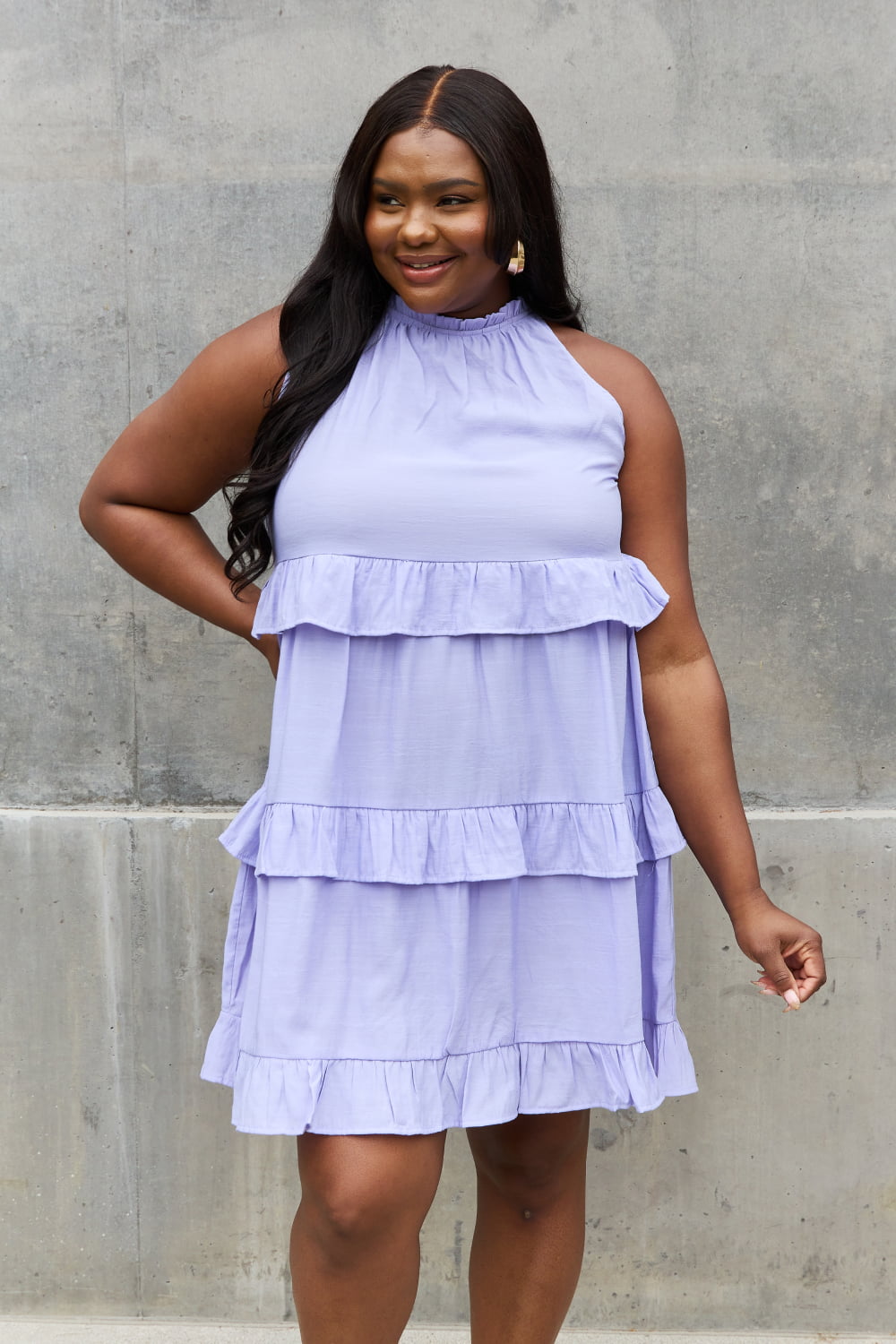 Blissful Baby Doll Mini Dress