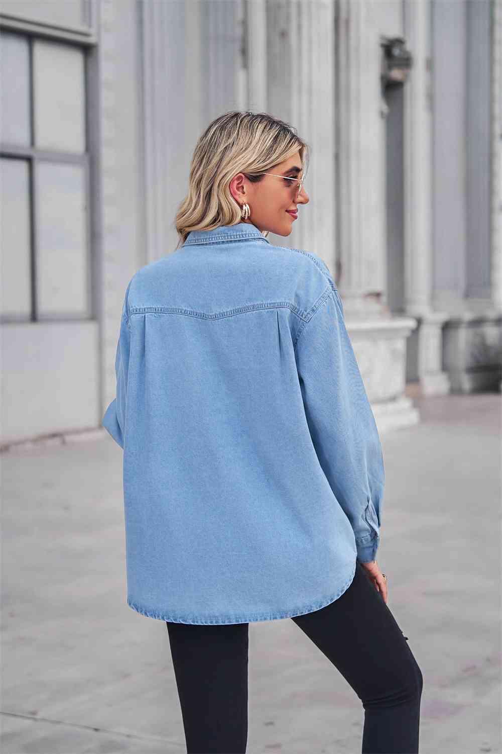 Change My Mind Denim Top