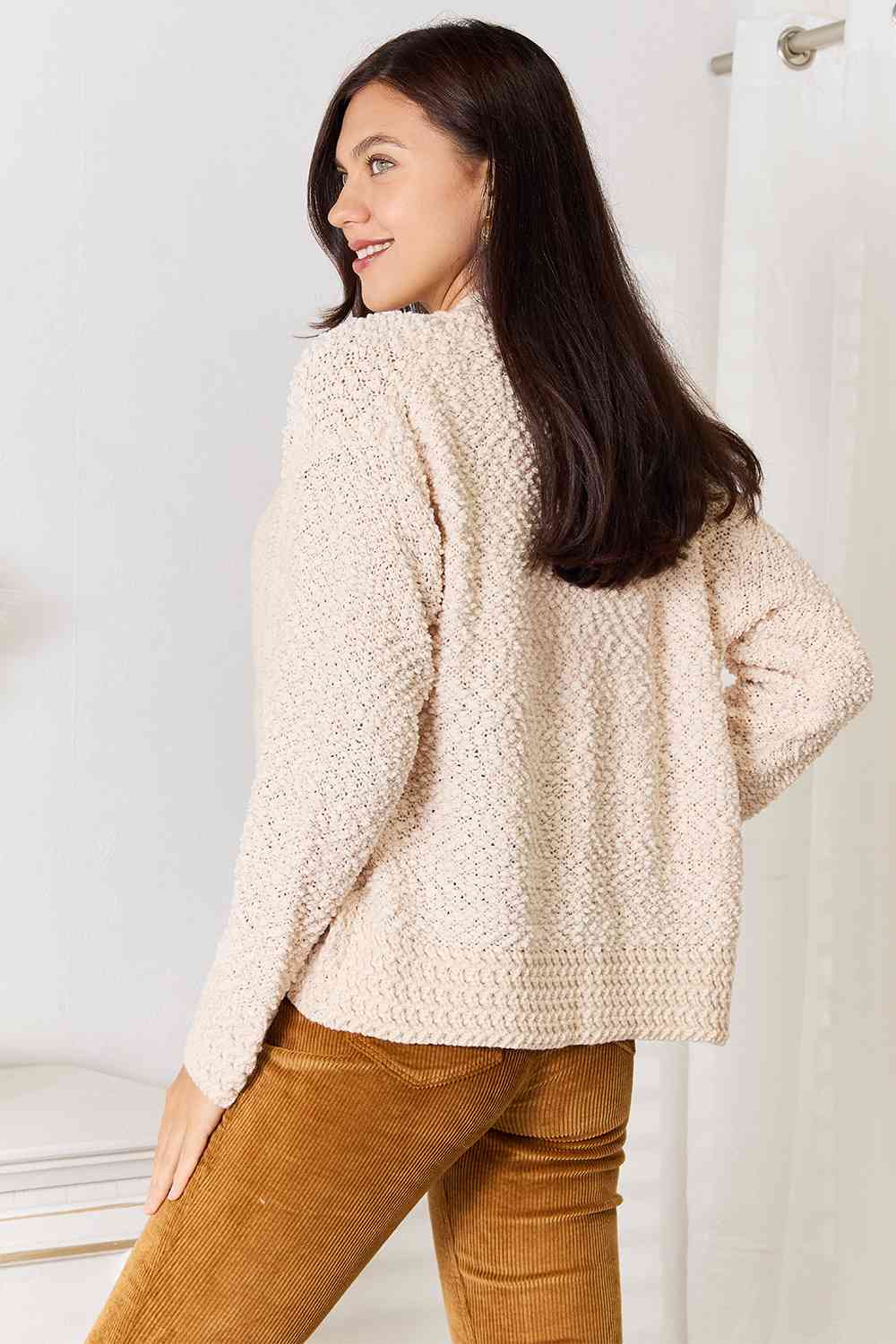 Skyler Open Front Long Sleeve Cardigan