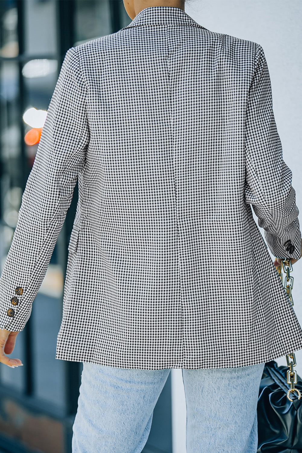 Taking My Time Houndstooth Blazer