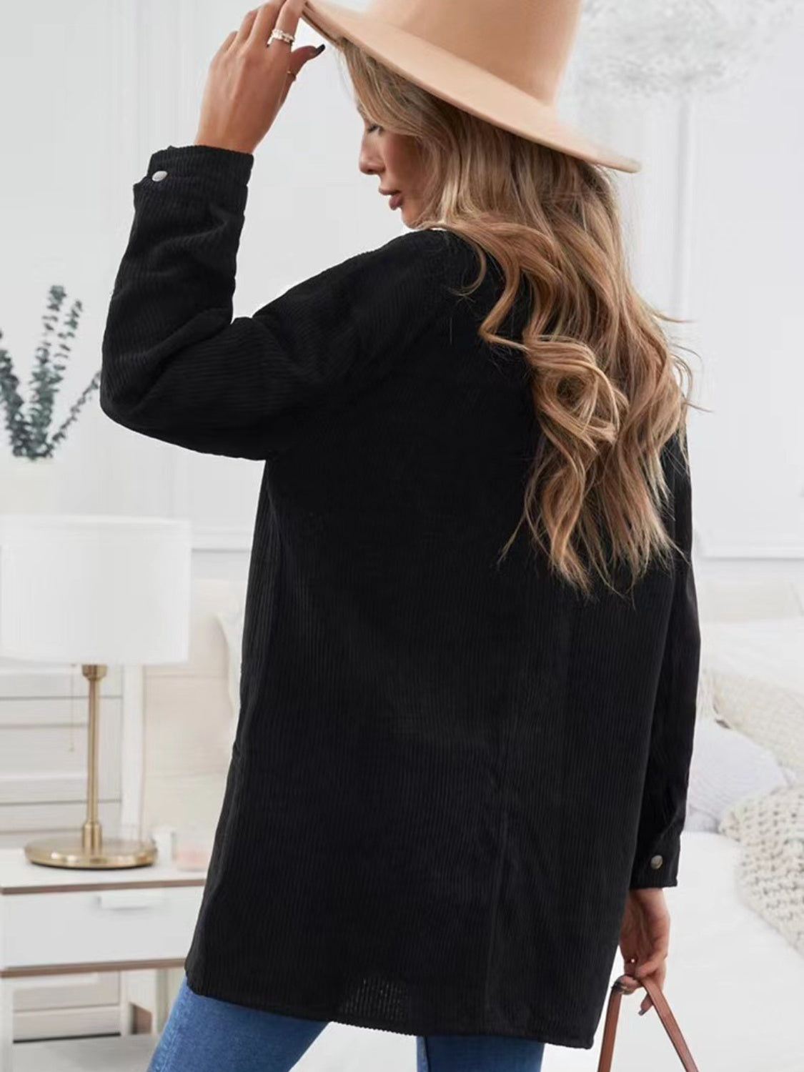 Teresa Button Down Collared Shacket